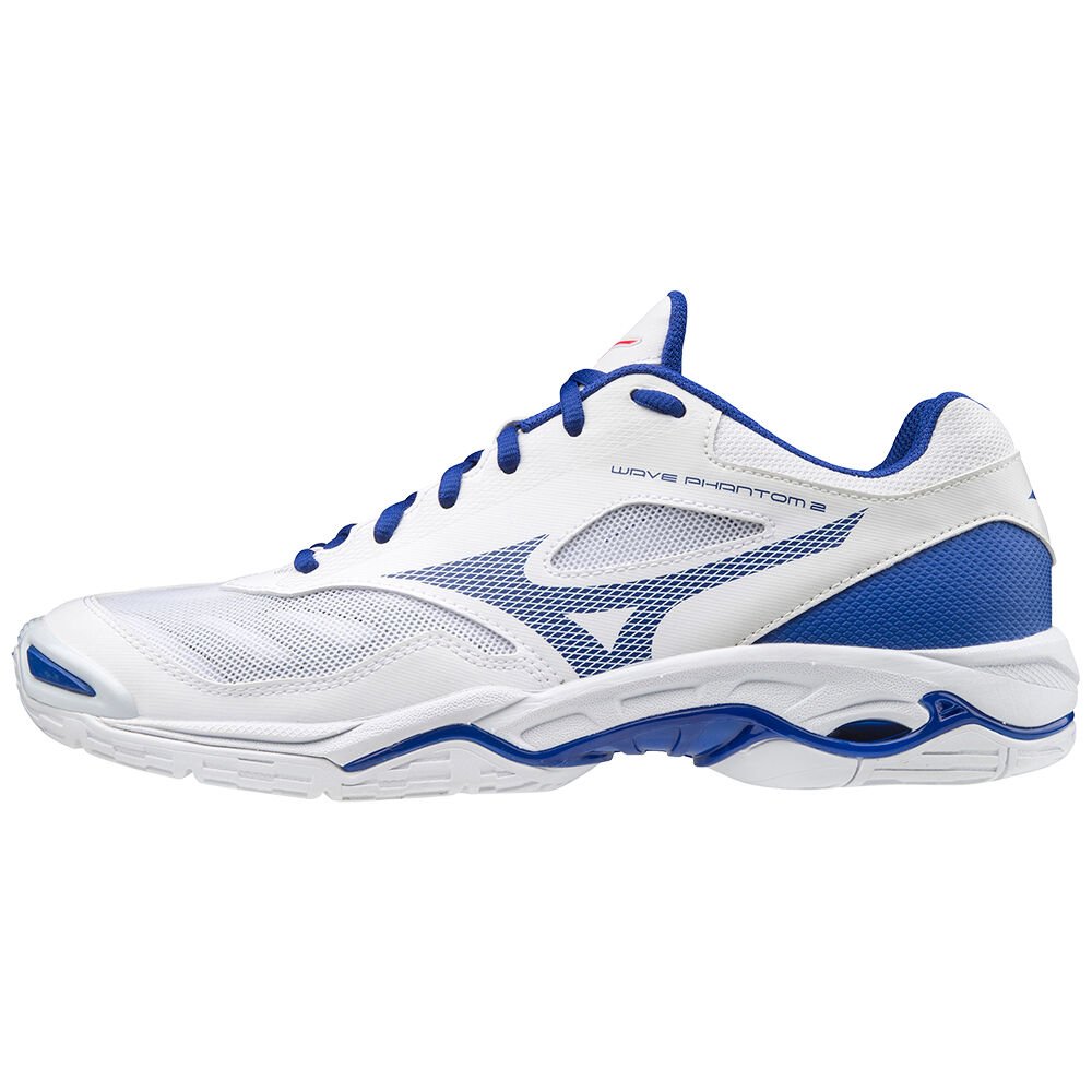 Mizuno Women's Wave Phantom 2 Handball Shoes White/Blue/Pink (X1GA206019-AWM)